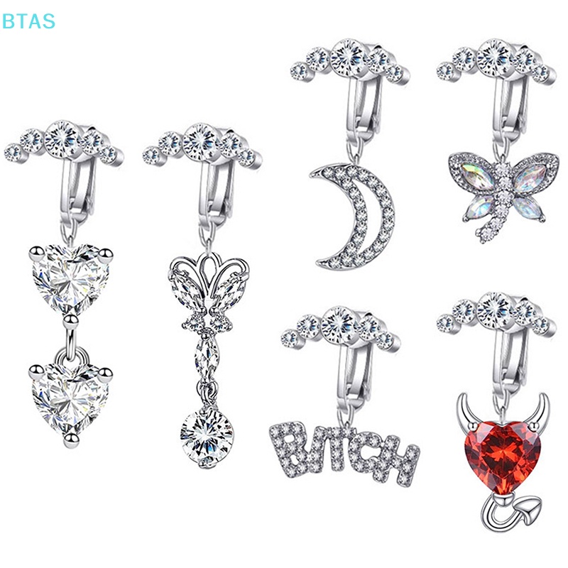 1 Khuyên Rốn Hình Trái Tim / Bướm Quyến Rũ