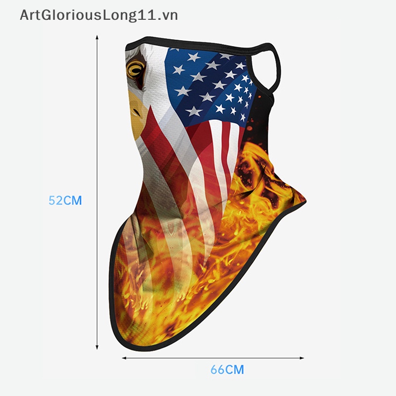 Khẩu Trang ArtGloriousLong Nakusu Hình Tam Giác Bảo Vệ Chống Bụi Chống Nắng Khi Lái Xe