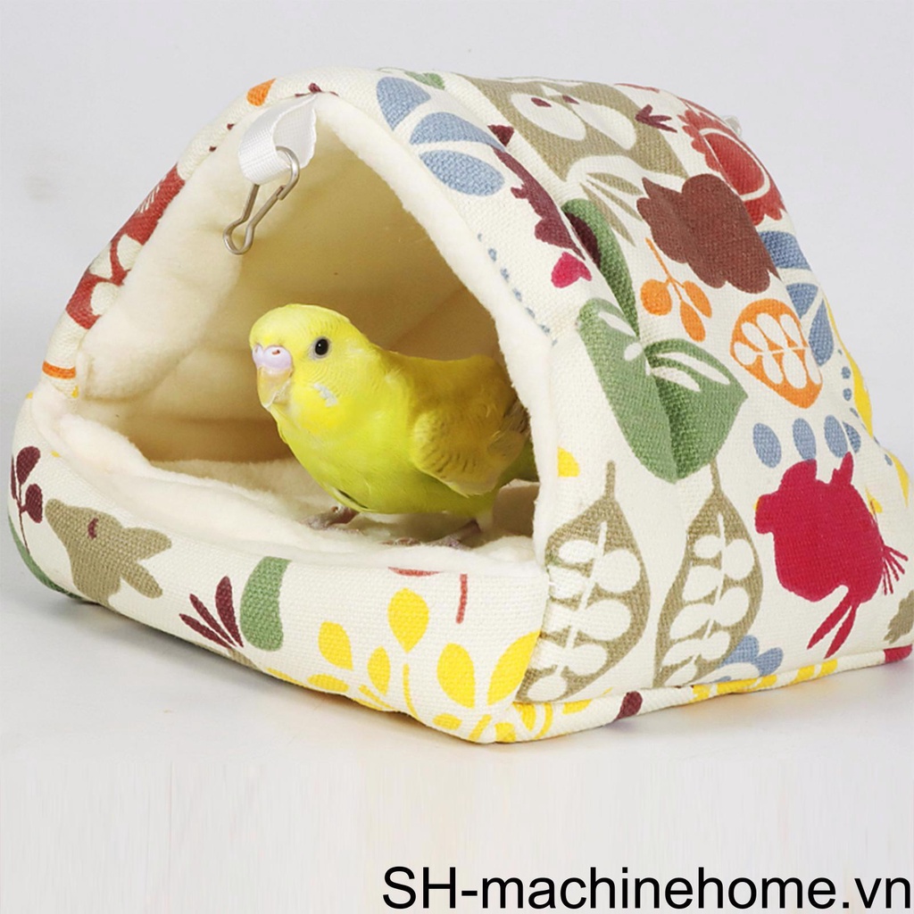 Lều Ngủ Ấm Áp Xinh Xắn Cho Chim Cảnh 15cmx15cmx14 5cm