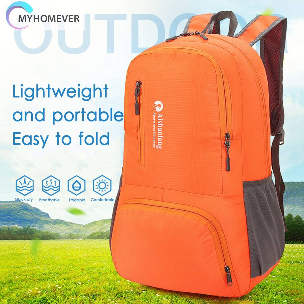 Ba Lô Du Lịch, Leo Núi Dây Đeo Vai, Gấp Được, Chất Liệu Nylon