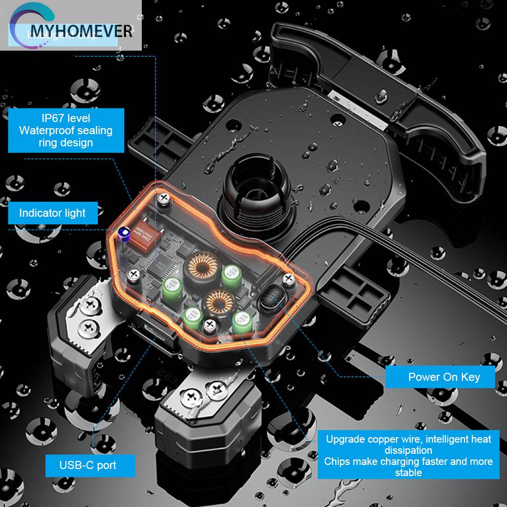 Đế Sạc Điện Thoại Không Dây 15W Cho Xe Đạp