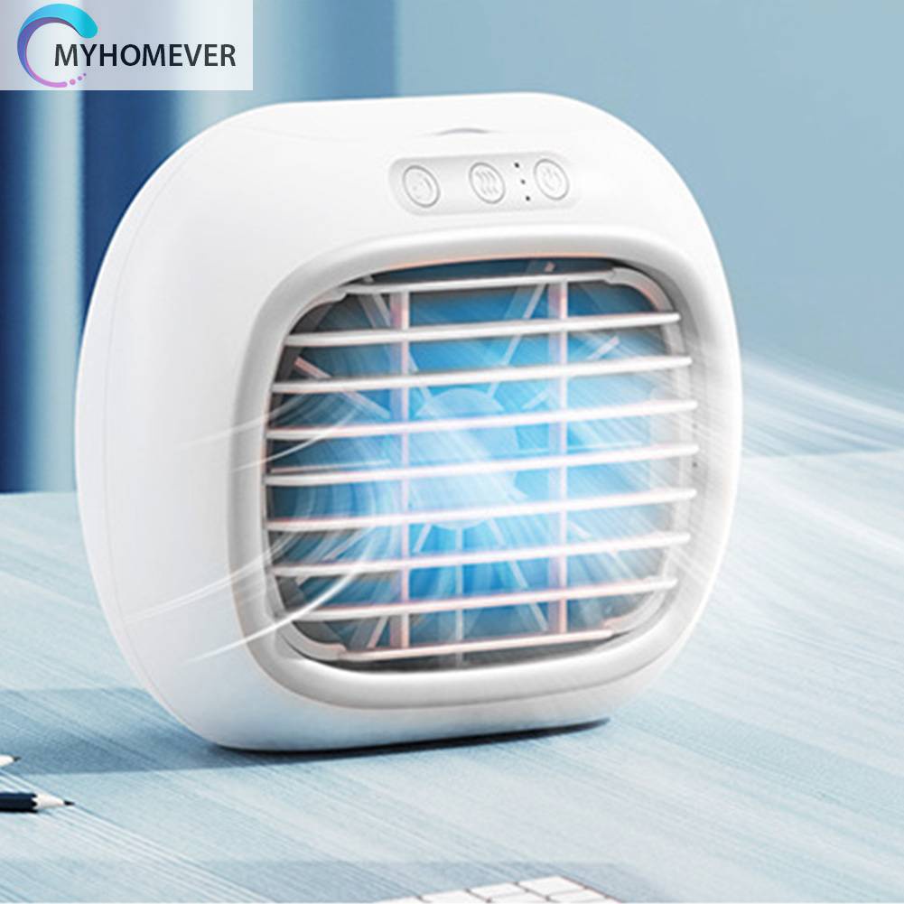 Quạt Điều Hòa Làm Mát 3 Tốc Độ Tích Hợp Đèn Ngủ 80ml