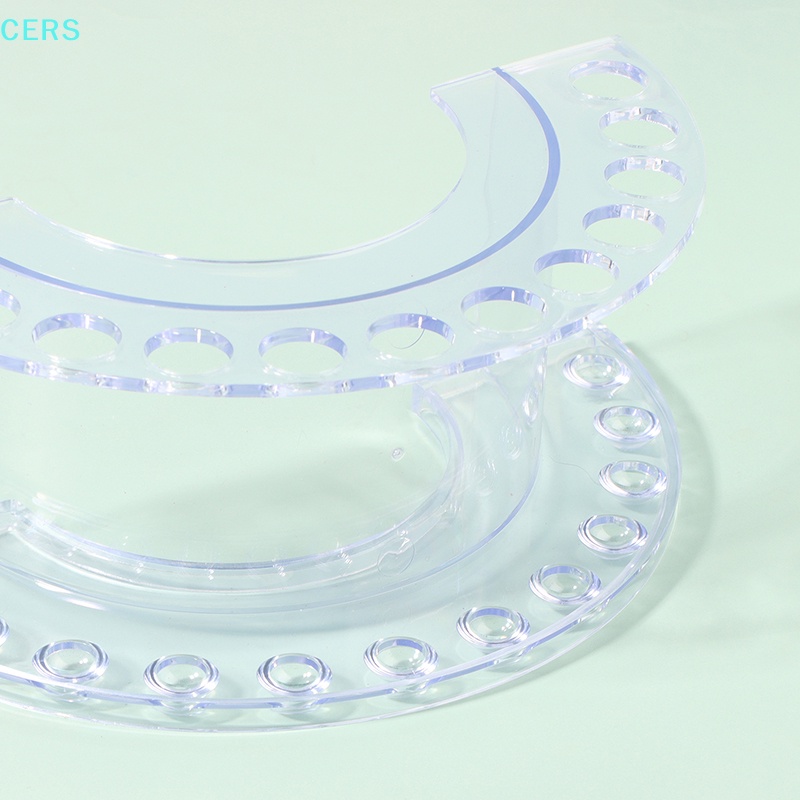 Giá Đỡ Cọ Trang Điểm Lông Mày / Môi Bằng Acrylic Tiện Dụng