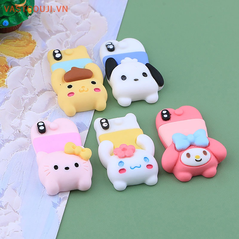 Set 5 Điện Thoại Di Động Đồ Chơi Trang Trí Nhà Búp Bê