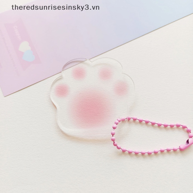 # # Mặt Dây Chuyền Acrylic Trong Suốt Hình Móng Vuốt Mèo Màu Gradient Sáng Tạo Làm Móc Khóa Trang Trí Thủ Công Diy