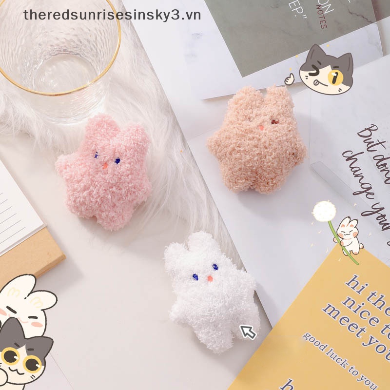Ghim Cài Áo Hình Chú Gấu Bông Mềm Mại Đáng Yêu