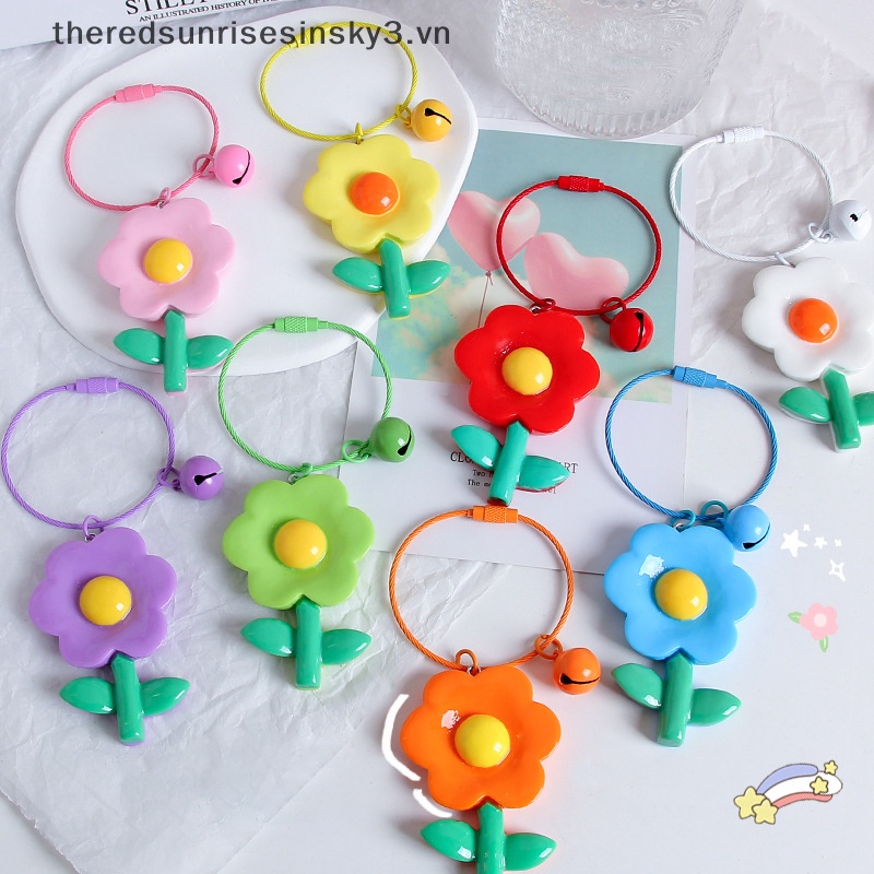 Vòng Tay / Móc Chìa Khóa / Túi Xách Hình Hoa Ngọt Ngào Nhiều Màu Dễ Thương Phong Cách Hàn Quốc Thời Trang Cho Nữ
