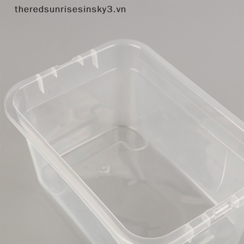 Hộp Đựng Trang Sức Bằng Nhựa Hình Vuông Nhỏ Trong Suốt Thời Trang