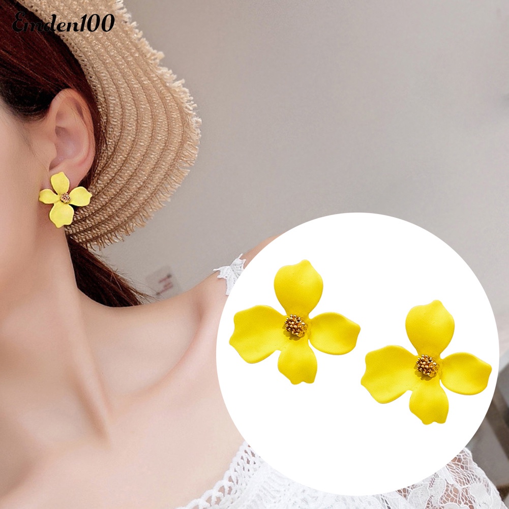 Bông Tai Hình Hoa Thời Trang Dành Cho Nữ