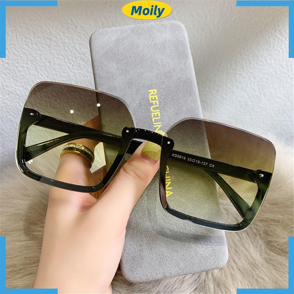 MOILYVN Kính Râm Oversize Chống Tia UV400 Thời Trang Vintage UV400