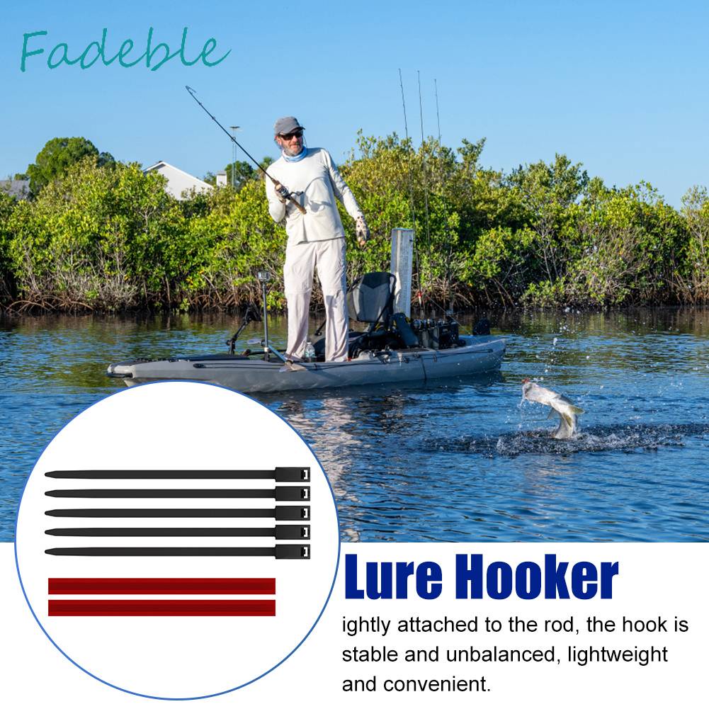 Dây Đai Cố Định Cần Câu Cá Bằng Silicone Nylon Gọn Nhẹ