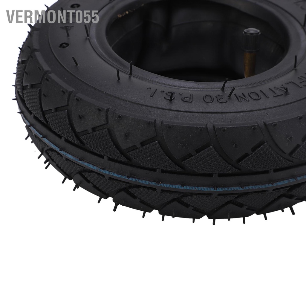 Vermont055 2.50‑4 Bộ lốp và săm bên trong Thay thế ngoài bằng cao su cho xe tay ga Xe lăn điện
