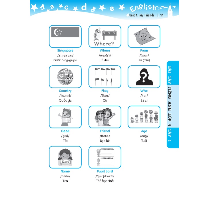 Sách Global Success - Bài Tập Tiếng Anh Lớp 4 - Tập 1 - Có Đáp Án