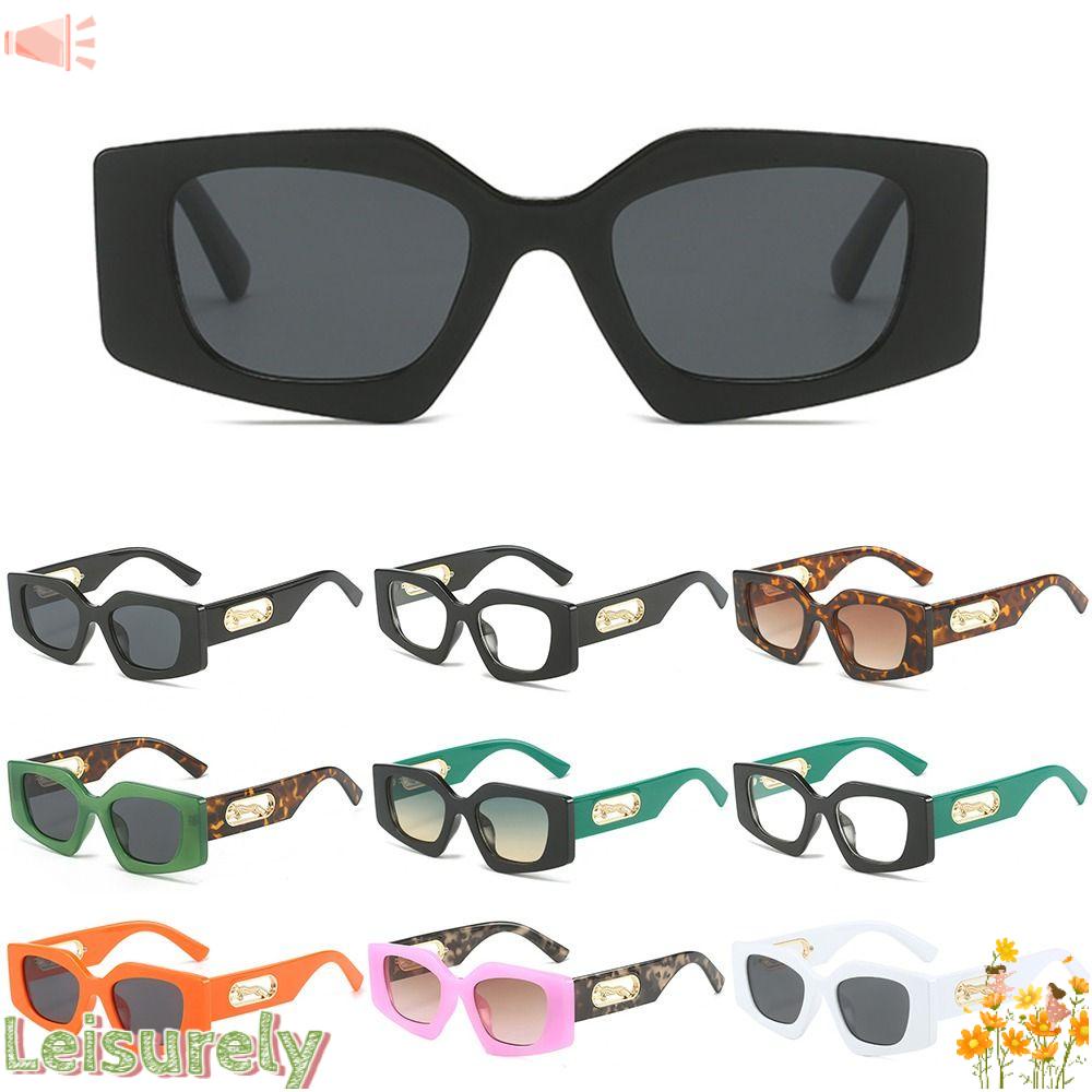 LEILY Kính Mát Nam Nữ Gọng Cài Khóa Kéo Thời Trang