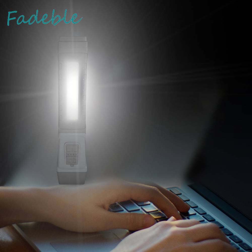 Đèn Pin LED COB 800mAh IPX4 Sạc USB Có Thể Xoay Tiện Dụng