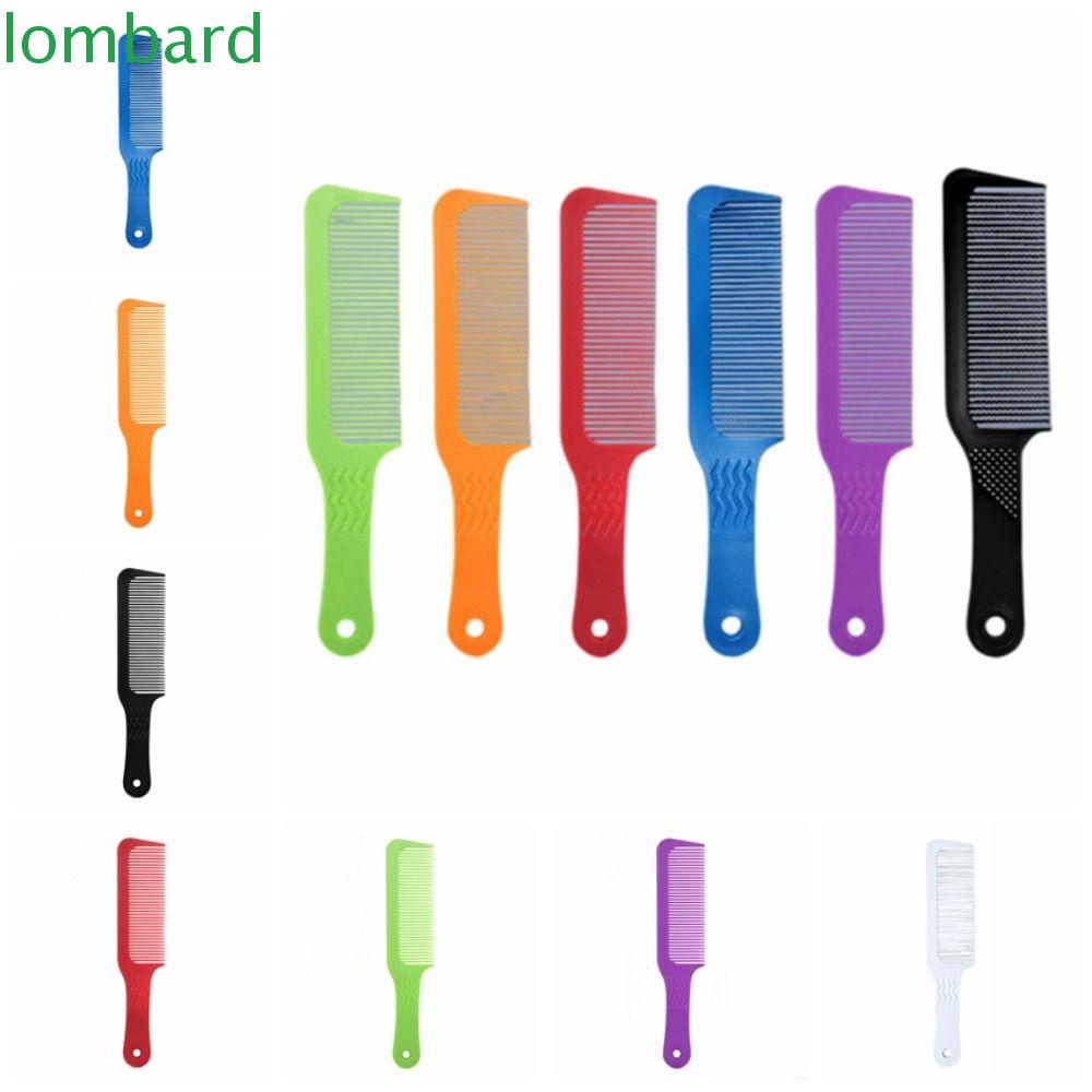 LOMBARD Lược Chải Tóc Tạo Kiểu Bằng Nhựa Màu Đen Chống Tĩnh Điện