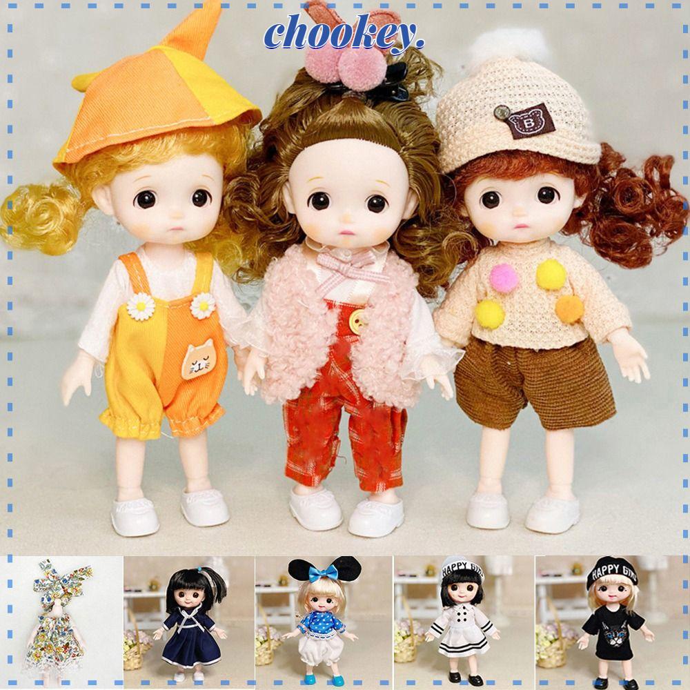CHOOKEY Đầm Đồ Chơi Búp Bê 1 / 12Bjd Molly Tỉ Lệ 1 / 11 Ob11 Ob11 Ob11 Gsc 16~17cm