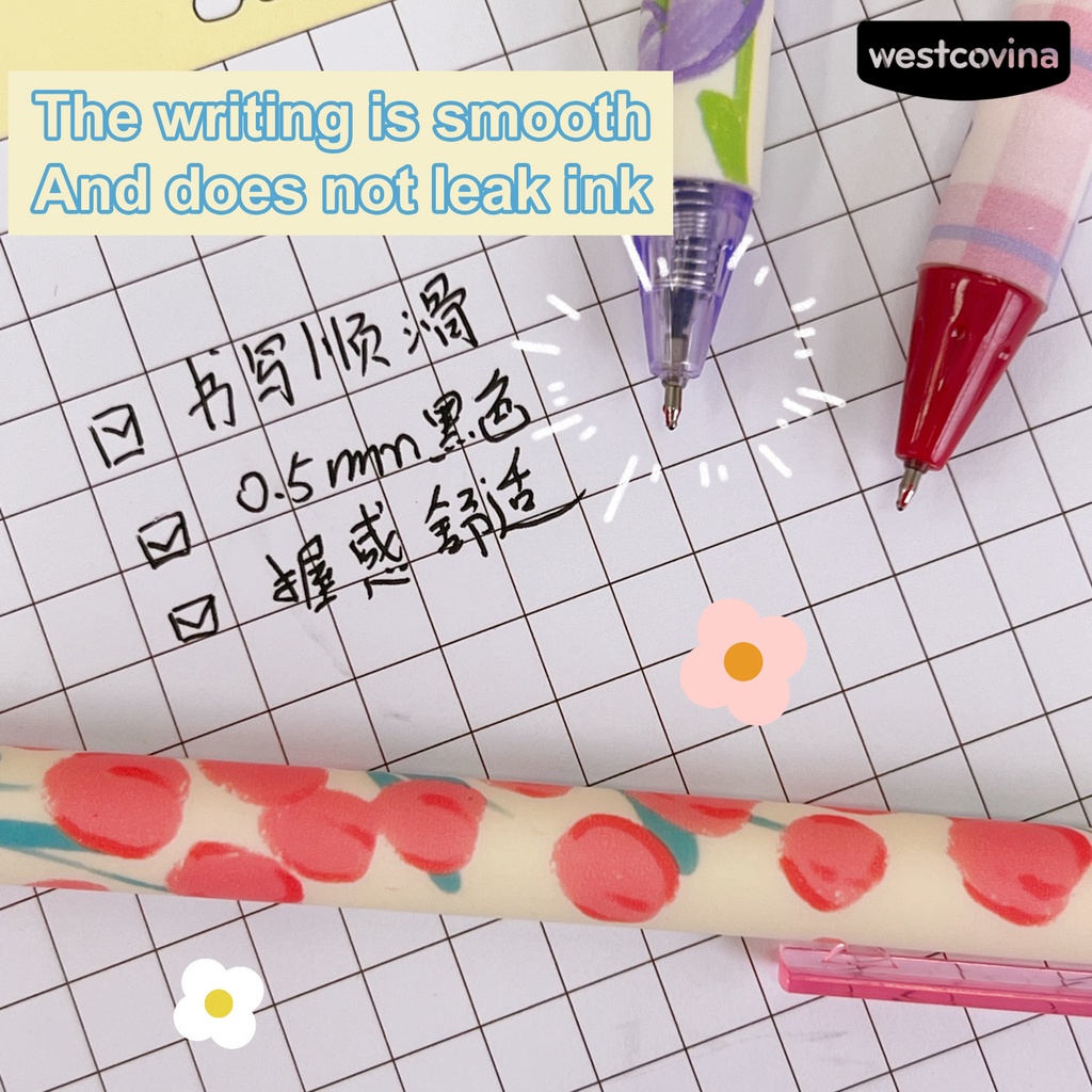 [WSTN]✎Set 4 Bút Thử Mực Đen Ngòi 0.5mm