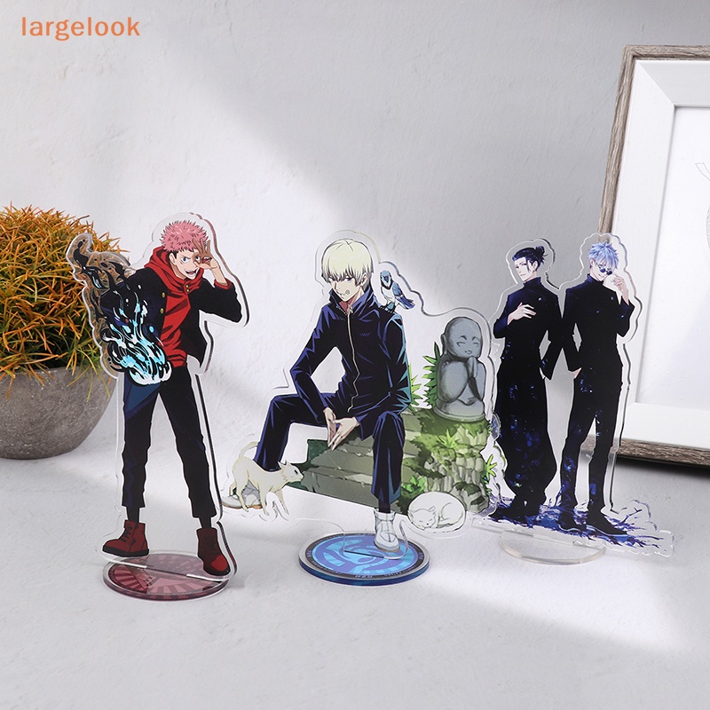 Mô Hình Nhân Vật Anime Jujutsu Kaisen Đứng Bằng Acrylic Gojo Satoru Itadori Yuji Fushiguro Megumi Để Bàn Trang Trí