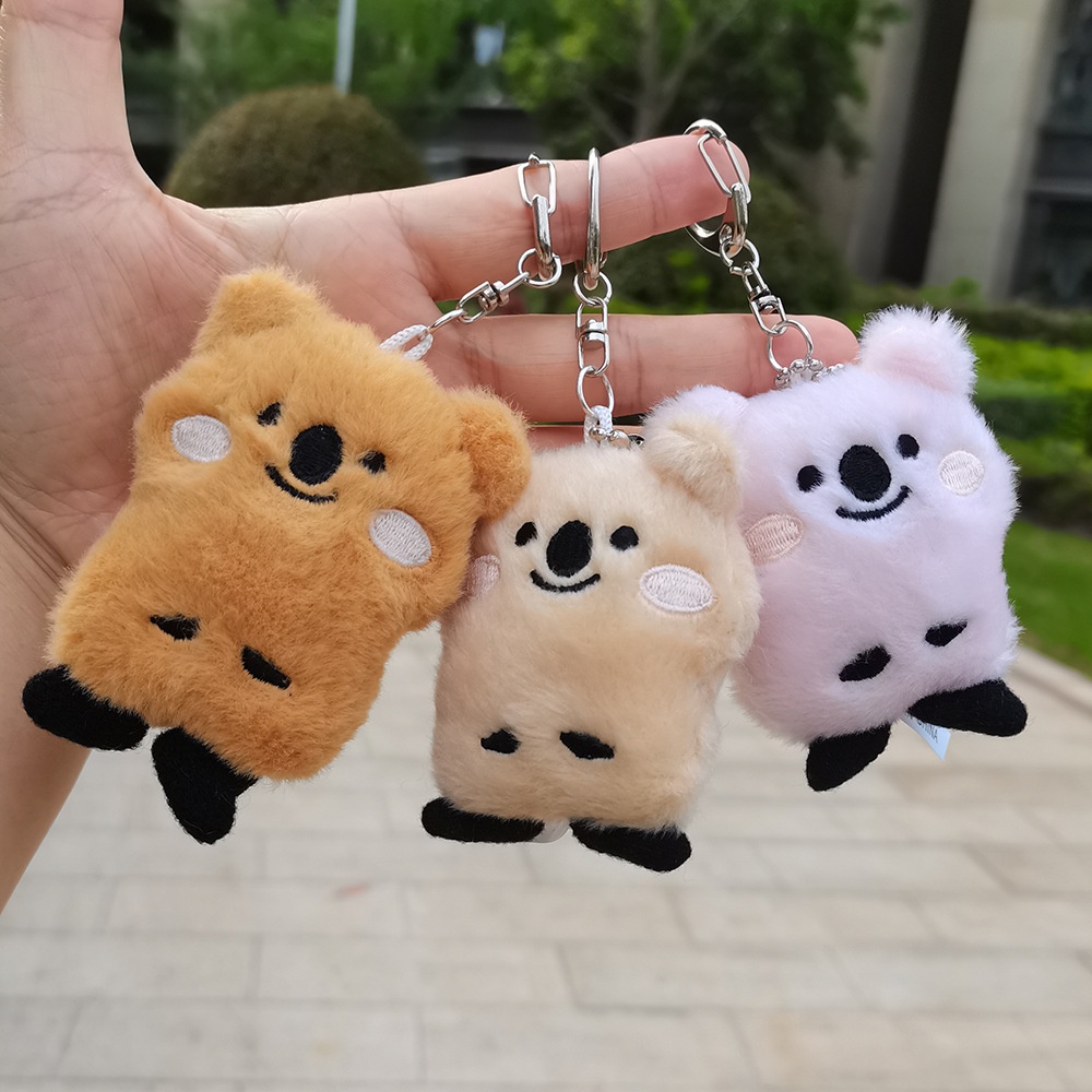 Mới Móc Khóa Hình Chuột Túi kangaroo Nhồi Bông Dễ Thương