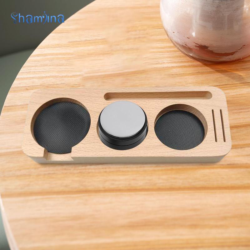 Shamjina Giá Đỡ Máy Pha Cà Phê Espresso Bằng Gỗ Đa Năng Tiện Dụng Cho Nhà Bếp / Văn Phòng