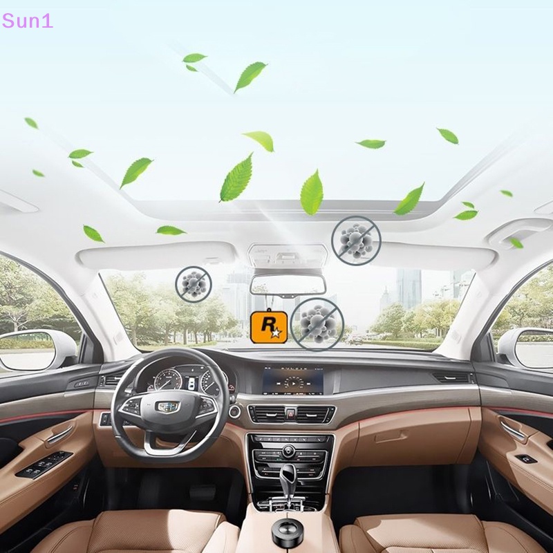 Sun1 > Dây Treo Khử Mùi Hôi Xe Hơi Hình Ngôi Sao R Hương Thơm Lấp Lánh Ánh Sáng Đỏ