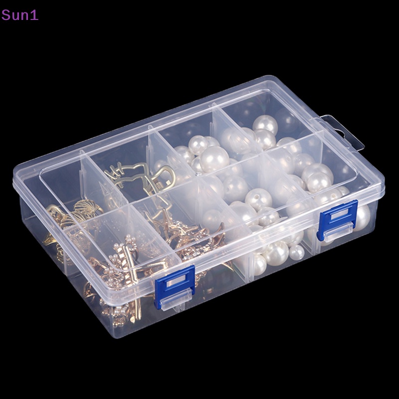 Hộp Nhựa Đựng Dụng Cụ Sửa Chữa Điện 8 Ngăn Cỡ Lớn 20 * 13.5 * 4.5cm