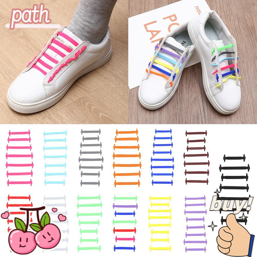 PATH 16 Dây Giày Co Dãn Buộc Dây Thời Trang Unisex