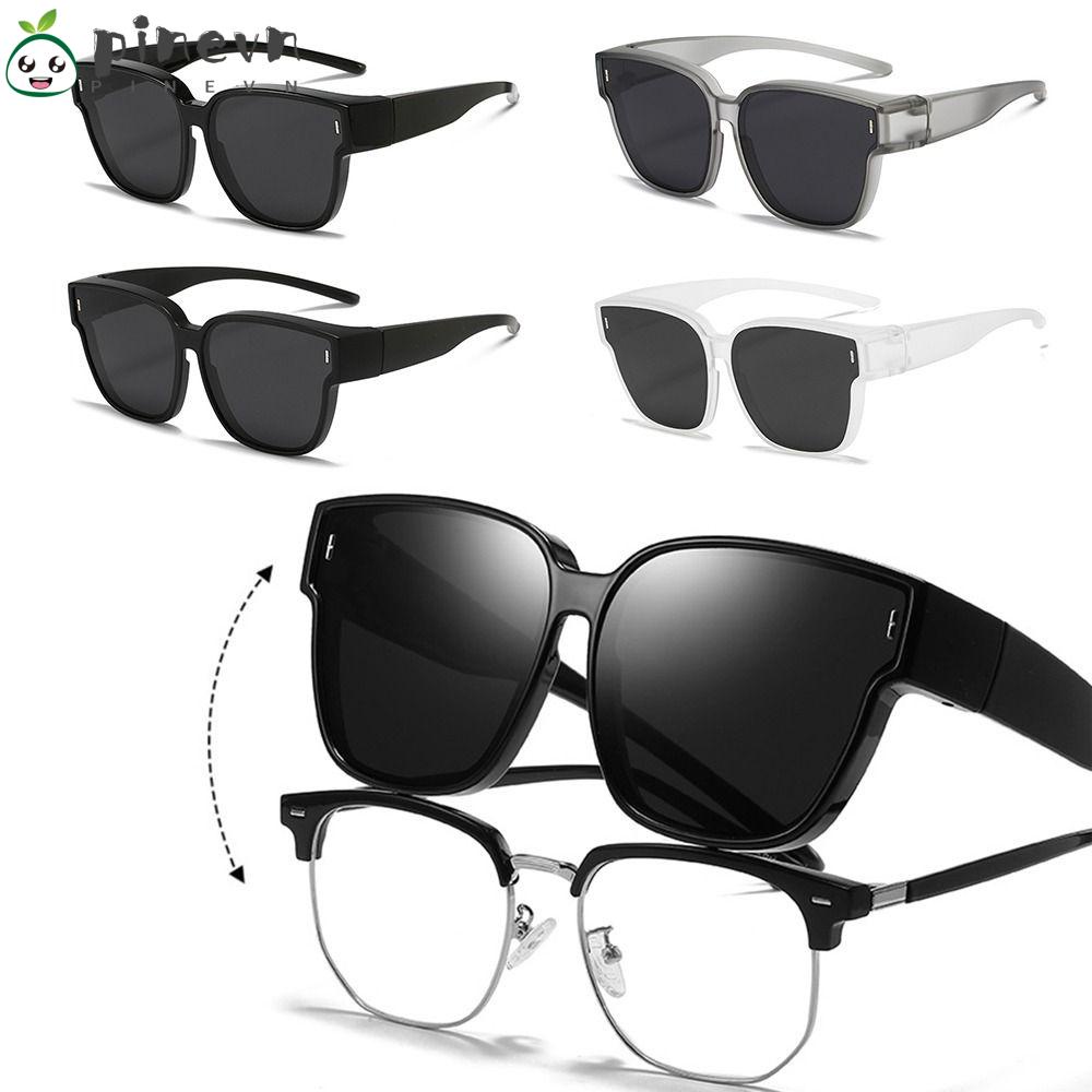 PINEVN Kính Chống Nắng Phân Cực Mặt Vuông Chống Tia UV Ngoại Cỡ Vừa Vặn Cho Nam Và Nữ