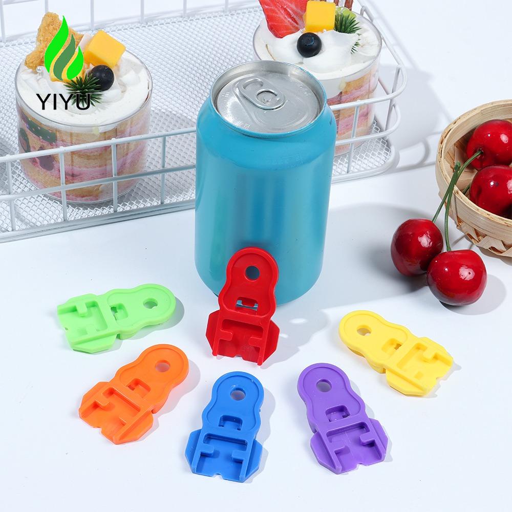 Bộ 6 Dụng Cụ Mở Nắp Chai Lọ Bằng Nhựa Nhiều Màu Sắc Tiết Kiệm Sức Lao Động