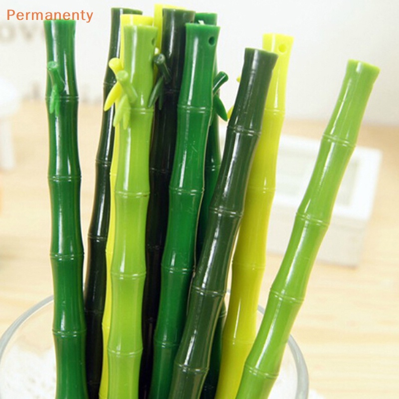 Set 2 Bút Bi Bằng Tre Họa Tiết Dễ Thương Cho Học Sinh