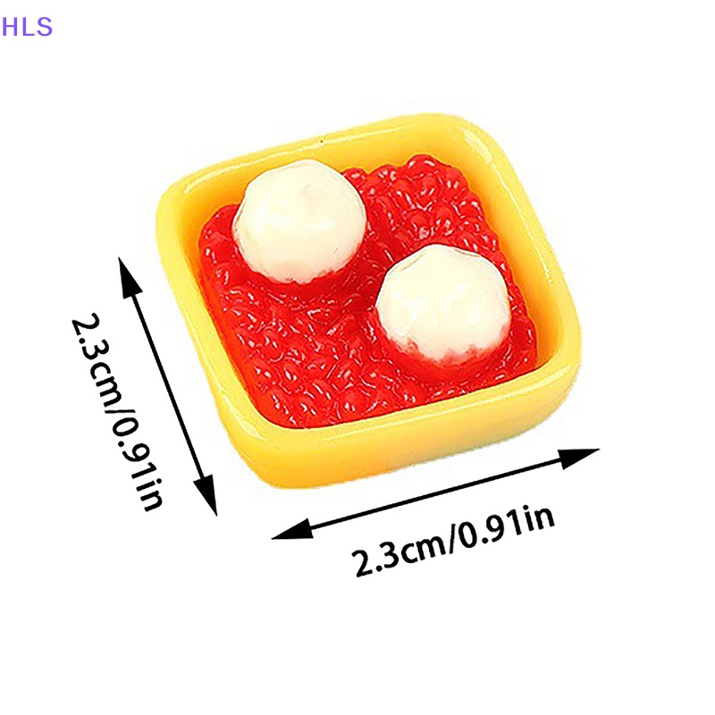 Set 5 Bánh Tráng Miệng Tỉ Lệ 1 / 12 Trang Trí Nhà Búp Bê