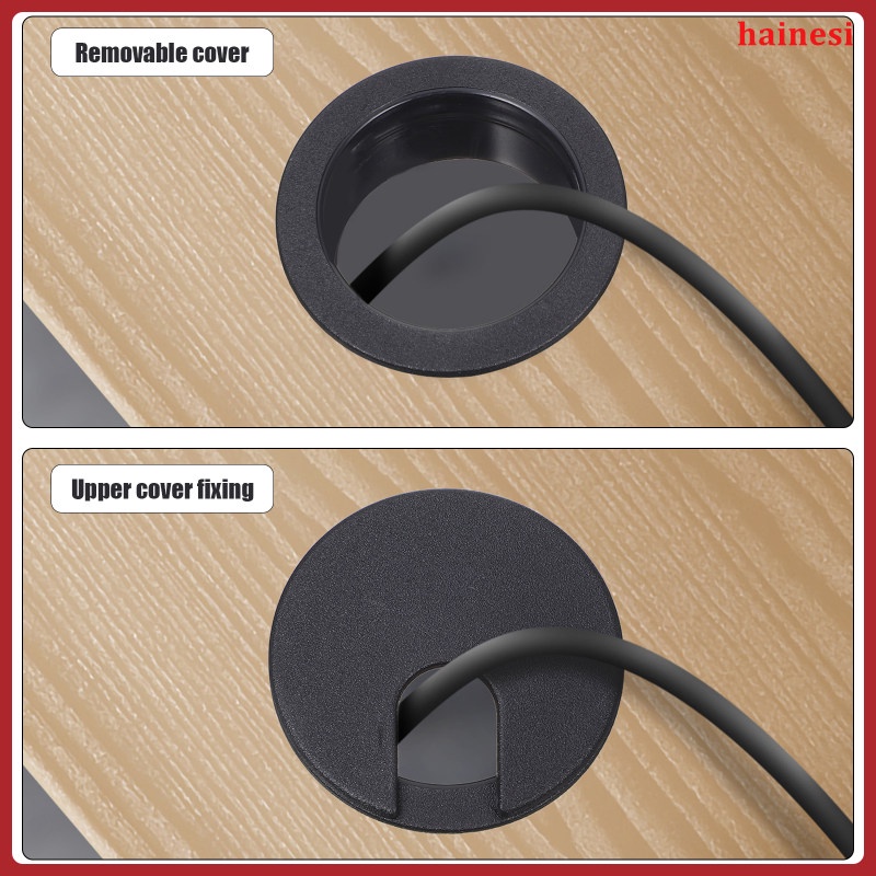 Bộ 6 Nắp Đậy Lỗ Dây Cáp Để Bàn Tiện Dụng