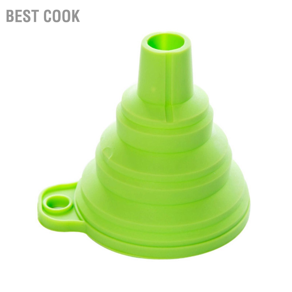 Best cook Phễu Silicone Nhà Bếp Cấp Thực Phẩm Có Thể Gập Lại Cho Chai Nước Chuyển Chất Lỏng