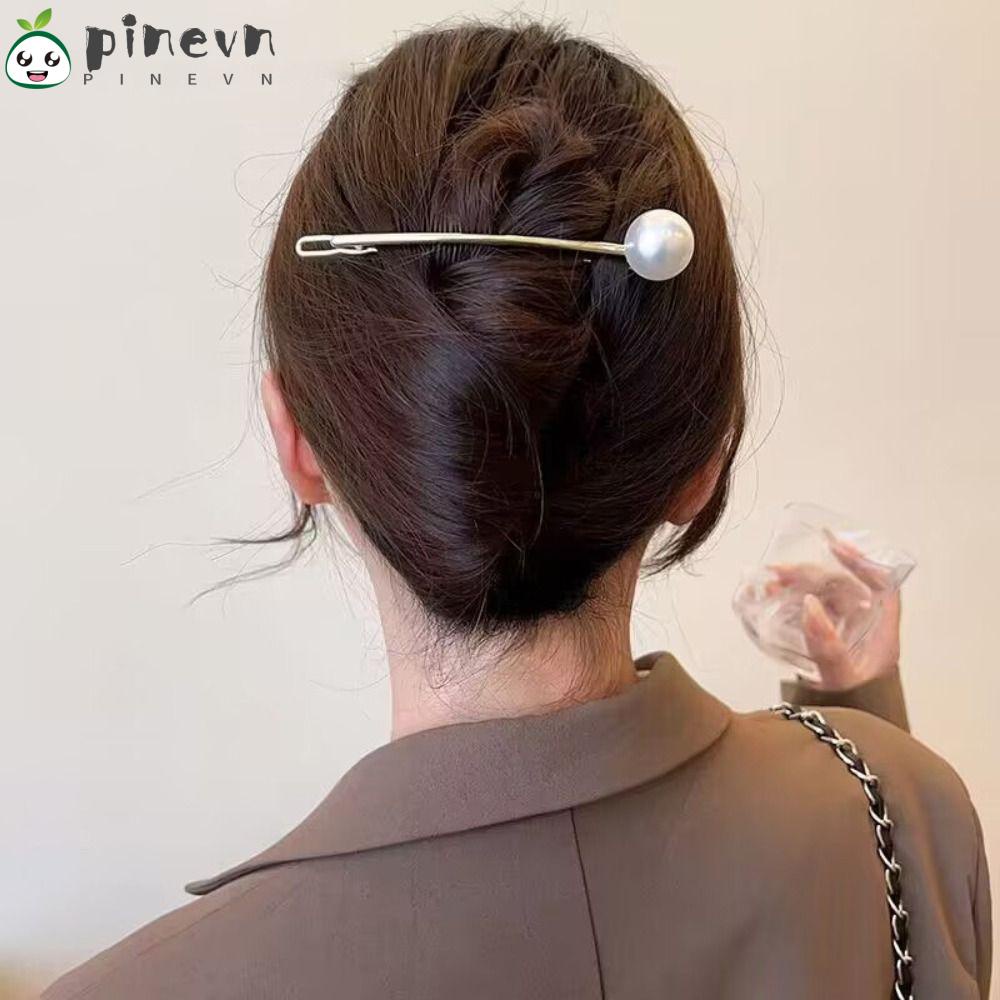 PINEVN Kẹp TóC PhốI HạT NgọC Trai Giả ThờI Trang Cho Nữ