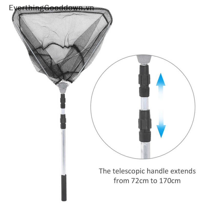 Everthinggooddown Lưới Bắt Cá Bằng Hợp Kim Nhôm Có Thể Gấp Gọn 150CM vn