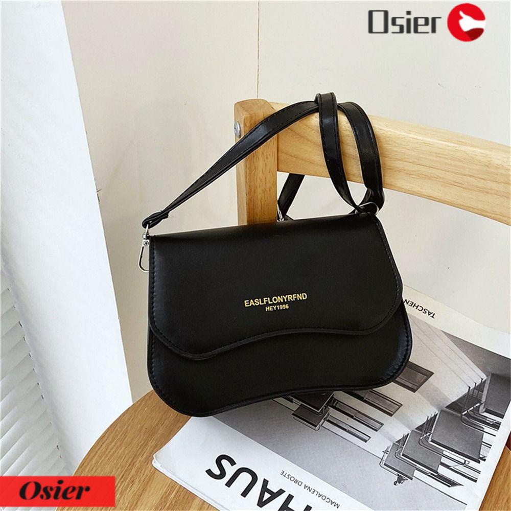 OSIER1 Túi Đeo Chéo Vai Bằng Da PU Màu Trơn Dành Cho Đi Chơi Ngoài Trời
