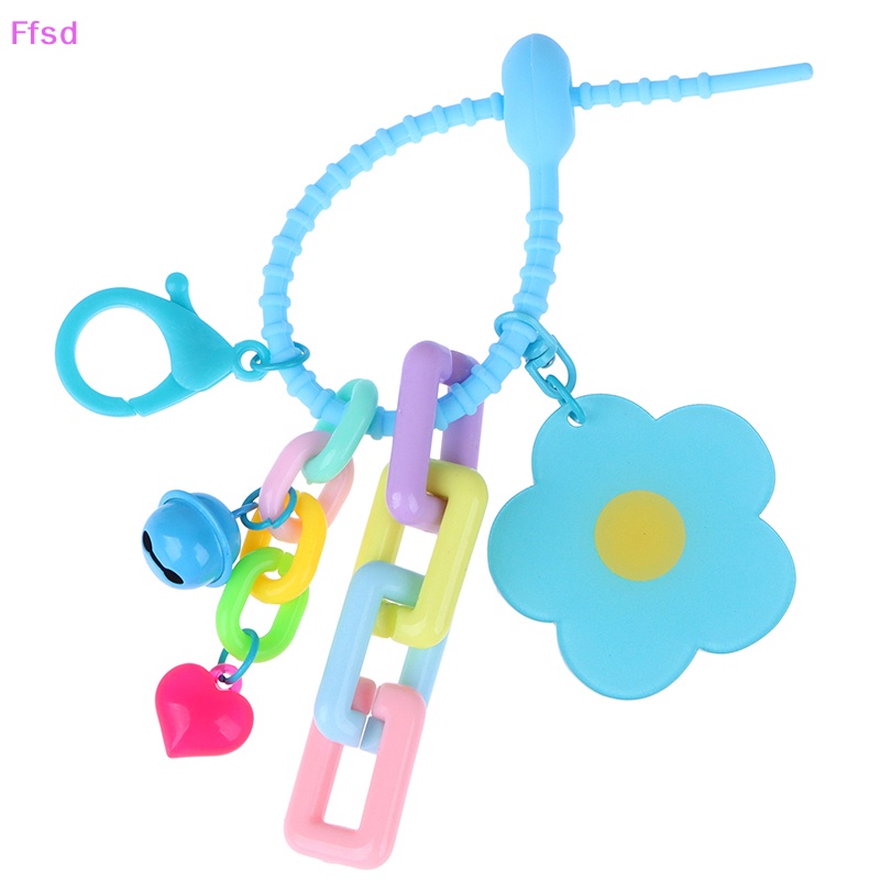 {Ffsd} Móc Khóa Điện Thoại Di Động Mặt Hình Đám Mây Và Hoa Nhiều Màu Sắc Trang Trí Xe Hơi * Bán Chạy Cho Nữ