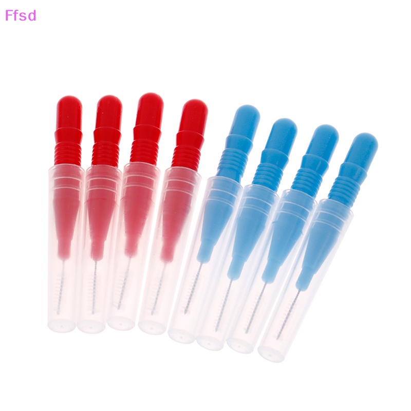 {Ffsd} Set 40 Bàn Chải Làm Sạch Răng Miệng Có Đầu Chỉ Thay Thế * Bán Chạy