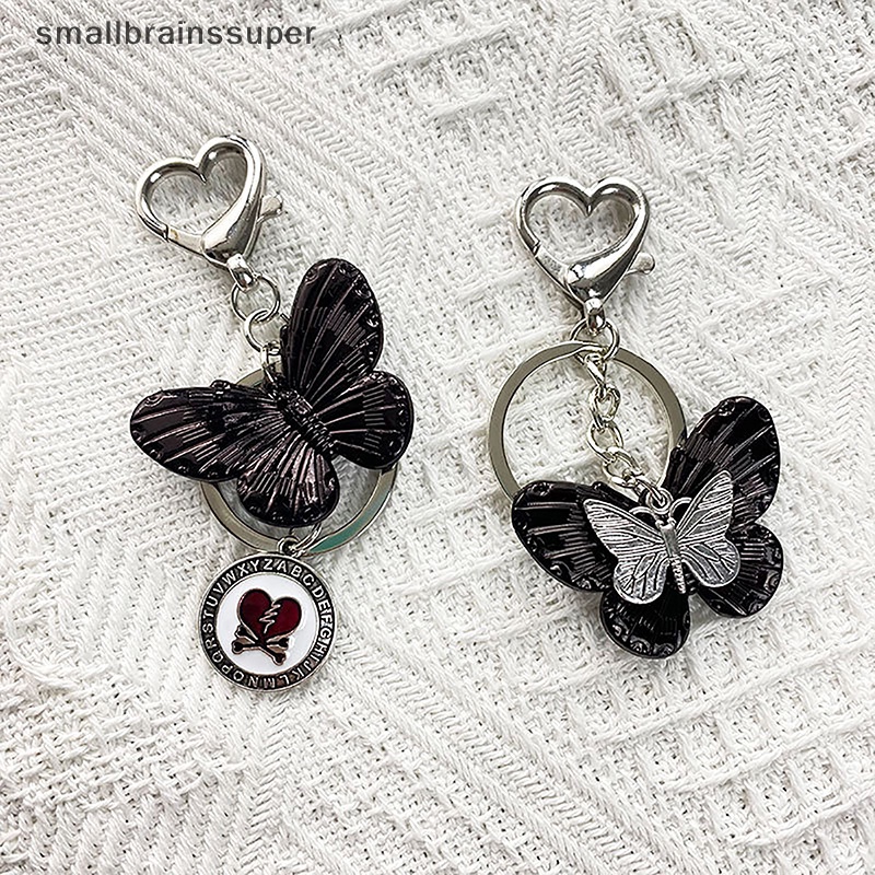 Móc Khóa Điện Thoại Y2K Bằng Acrylic Họa Tiết Bướm Vintage