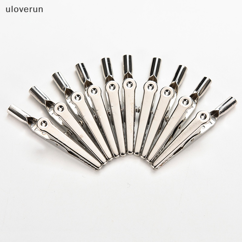 Set 10 Kẹp Cá Sấu Thử Điện Bằng Thép Không Gỉ
