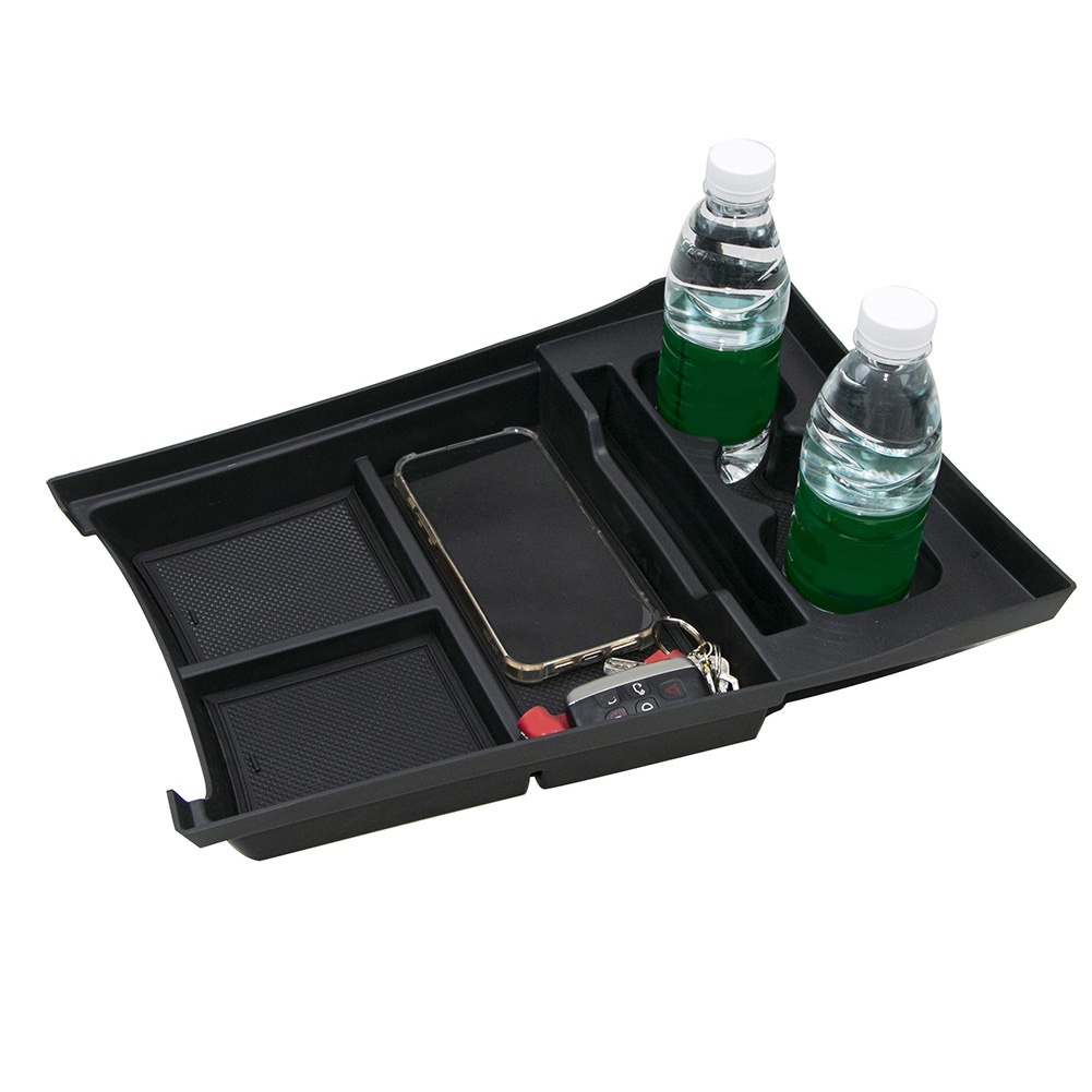 1 Hộp Đựng Vật Dụng Bằng Nhựa ABS Màu Đen Gắn Tay Lái Trước Xe Hơi Rivian R1S R1T