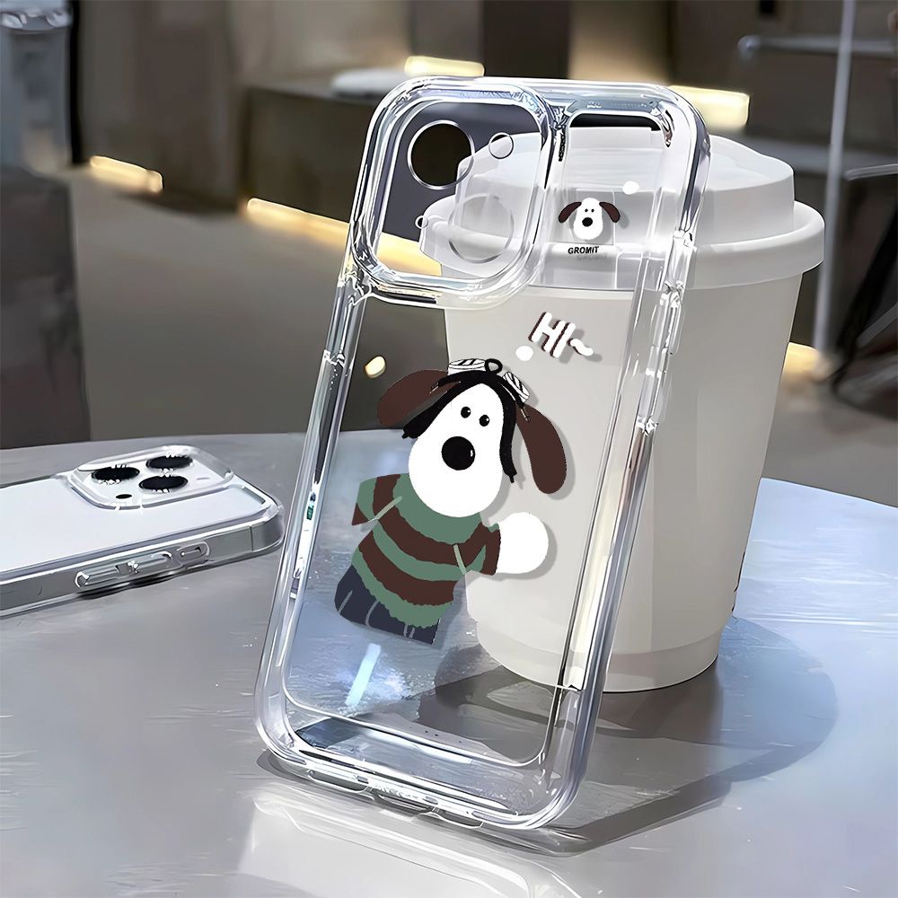 Ốp Điện Thoại Mềm In Hình Chú Cún Cho Iphone 8p 12HI 11 14Promax 713 C4EX