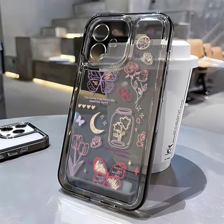 Ốp điện thoại mềm in hoa thời trang cao cấp dành cho Iphone 13 14 Pro 11 12 7 8 Plus X XS Max XR SE 2020 2022, mỏng nhẹ, bảo vệ màn hình và thân máy.