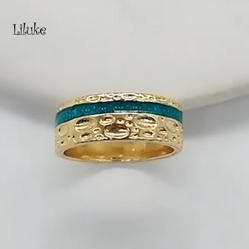 Nhẫn Hợp Kim Trơn Màu Kiểu Dáng Thời Trang