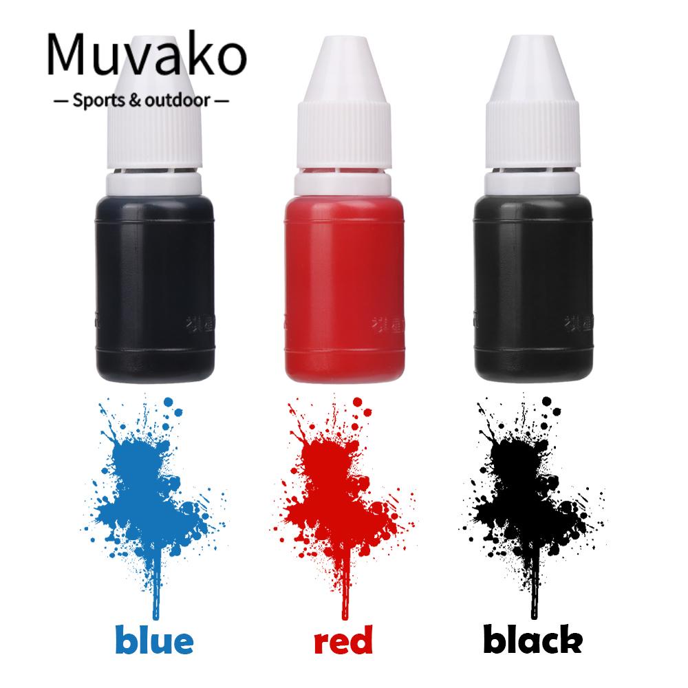 MUVAKO Set 2 Hộp Mực 10ml Nhiều Màu Sắc Tiện Dụng