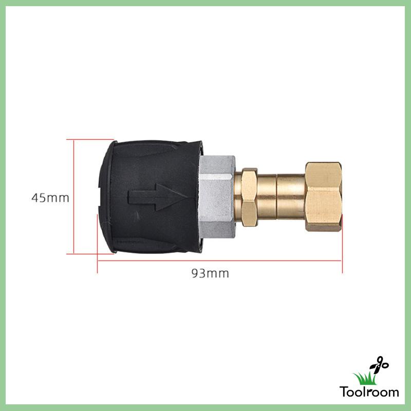 Đầu Nối Ống Nước Áp Suất Cao Xoay 360 Độ Thay Thế Tiện Dụng