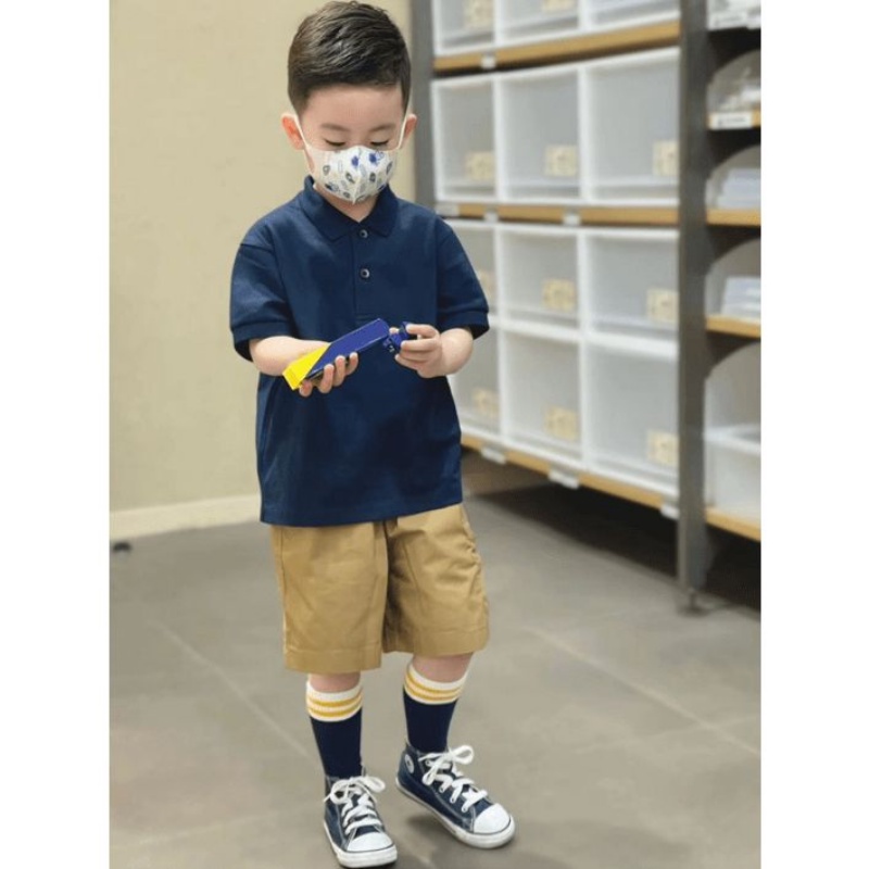 Set Áo Thun POLO Tay Ngắn + Quần Short Năng Động Thời Trang Hè Cho Bé Trai