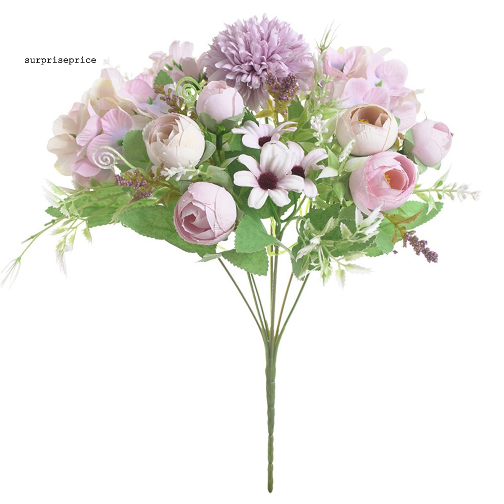 1 Bó Hoa Nhân Tạo Trang Trí Tiệc Cưới, Tại Nhà, Văn Phòng