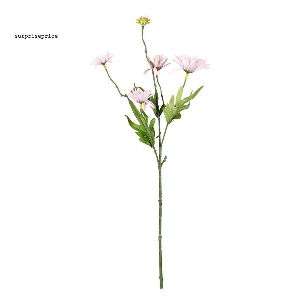 1 Bông Hoa Cúc Nhân Tạo Bằng Vải Sống Động Trang Trí Nhà Cửa / Văn Phòng / Tiệc Cưới